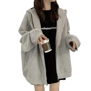 CHERRYKOKO autumn Korean students' versatile temperament Hooded Sweater casual sweater
