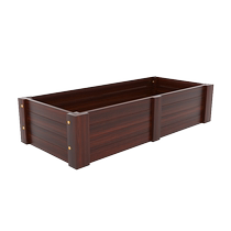 Special box for growing vegetables on the roof household anti-corrosion wood vegetable box special vegetable pot extra large rectangular terrace planting box