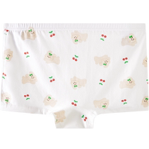EUVA childrens underwear girls pure cotton development period primary school students boxer shorts for middle-aged and older childrens little girls boxer shorts