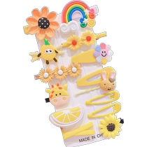 Childrens hairpin female cute broken hair artifact hairpin clip little girl headband side clip girl baby hair accessories baby