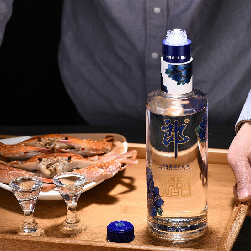 郎酒45度顺品郎蓝顺480ml*6瓶