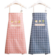 Fashionable waterproof apron for home kitchen cooking and work mens work clothes overalls apron restaurant cooking anti-fouling