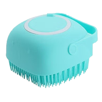 Dimple dog bath brush pet cat bath artifact rub bath shower massage cleaning supplies small cubes