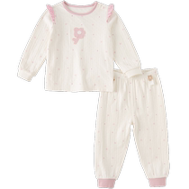 David Bella childrens modal underwear set girls new autumn and winter home clothes two-piece set