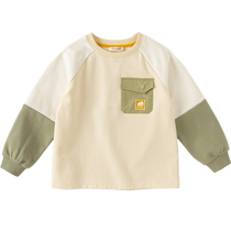 David Bella Boys Spring Sweatshirt Childrens Pullover 2024 New Medium and Large Childrens Casual Childrens Clothing Tops