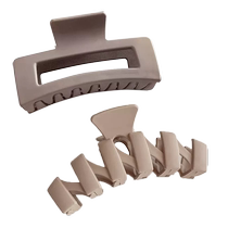 Tortoiseshell 2 large hair clips for women with hair on the back of the head multiple hair clips headwear shark clip hair clips