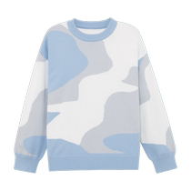 Zuoxi childrens clothing boys sweaters sweaters autumn and winter 2024 new boys autumn clothing childrens pullover tops trendy