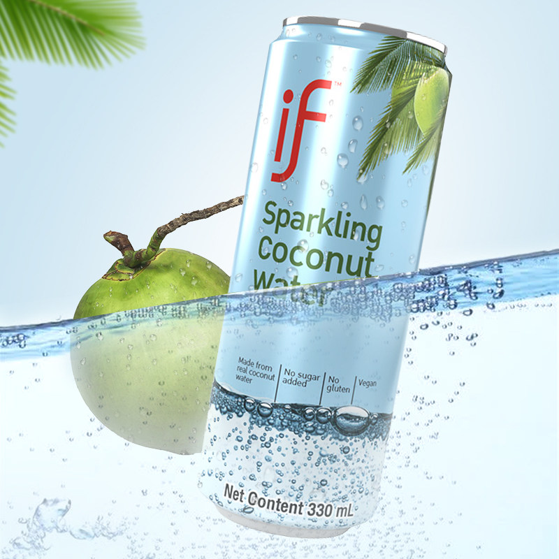 泰国进口 if 椰子气泡水饮料 330ml*4罐 双重优惠折后¥15.9包邮 泰国进口 if 椰子气泡水饮料 330ml*4罐 双重优惠折后¥15.9包邮