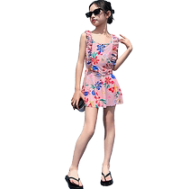 Yuyingfang Childrens Swimwear Professional Training Swimsuit One-piece Swimming Skirt for Big Children Princess Skirt with Sweet Suspenders