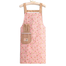 Apron for home kitchen cooking 2024 new style catering work clothes female waist internet celebrity beautiful fashionable and cute