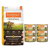 Instinct Bailey cat food grain-free chicken whole cat food 2 2kg grain-free chicken cat canned food 156g*6 cans