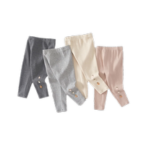 Banxidi girls pants autumn 2024 new style baby casual trousers spring and autumn childrens princess leggings