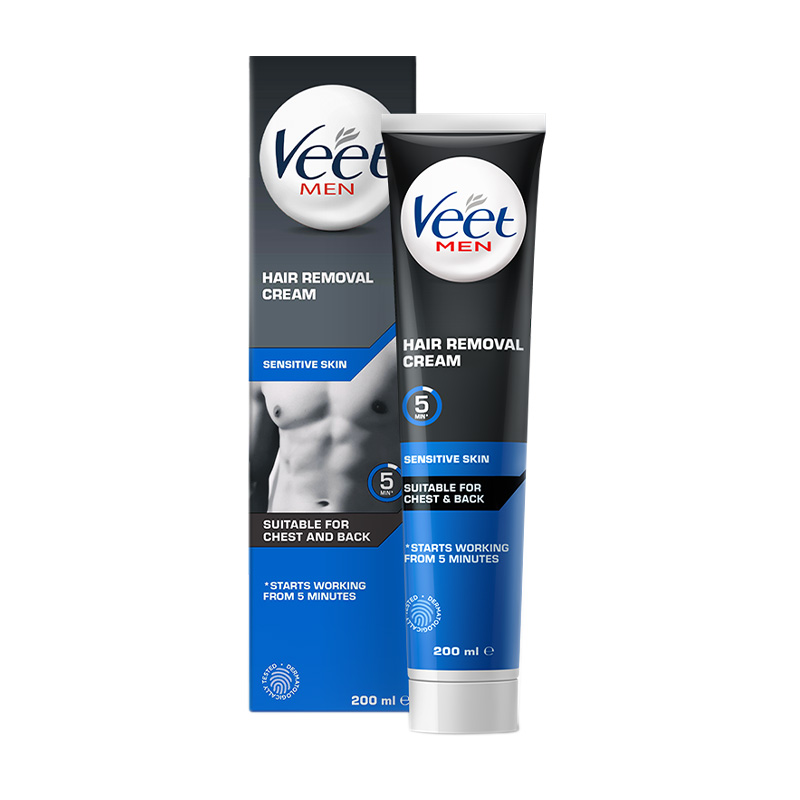 Veet/薇婷温和男士脱毛膏非全身不永久去毛神器男士专用200ml*1瓶