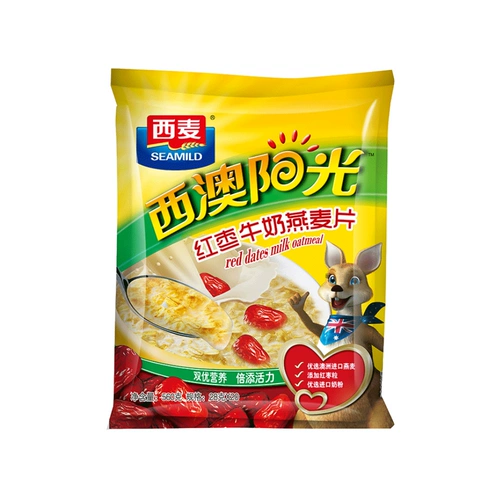 Западная пшеница красная дата высокого уровня -кальчарная овсяная мешка овсянки 560 г*1 мешок с питательным завтраком Мгновенную расту может быстро поесть