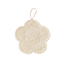 Beautiful polyester loofah pot brush kitchen dishwasher wipe clean dry loofah flesh dishwasher pot and bowl brush is not easy to get oily