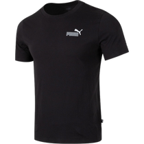 PUMA mens black short-sleeved new sportswear running breathable casual T-shirt 682153-01