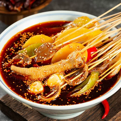 川娃子 Spicy Bowl Chide Seeding Cold Pot Skewhers 360g горячий горшок пряный острая острая дно Материал.