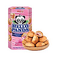 新加坡明治小熊饼干草莓夹心50g/盒