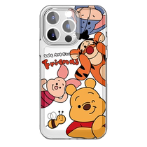 Winnie the Pooh suitable for iPhone14promax mobile phone case cute apple 13 12 11 soft shell transparent xr s