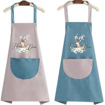 houya1 Only Dress Apron Home Kitchen Pocket Design Waterproof Greaseproof Men And Women Universal Hood Clothing Baking Workwear