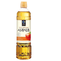 South Korea imported Qingjingyuan apple cider vinegar brewed vinegar 500ml fruit vinegar Korean cold noodle kimchi drink