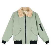 Meow perfect cotton coat for women autumn and winter thickened warm lapel cotton windbreaker workwear cotton jacket slimming mothers wear