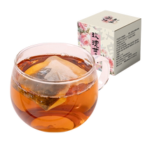 Fushiduo rose Puer tea 36g box of flower and fruit tea tea bags can be heated to make Internet celebrity substitute tea health tea