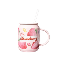 Miniature fruit cans ceramic cup coffee cup creative cute personalized water cup three-eyed mug