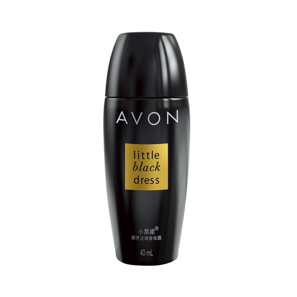 可凑单！Avon/雅芳小黑裙走珠香体露40ml