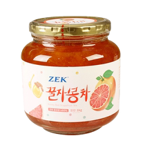 ZEK red grapefruit grapefruit tea 1000g Korean original imported fruit tea drink fruit tea honey jam drink