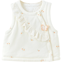 Wei Shi Muni baby vest autumn and winter outer wear warm thickened cotton baby vest newborn vest small vest