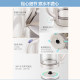 Bear electric kettle glass kettle tea making automatic household kettle hot water kettle dormitory kettle 1.7L