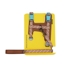 Zeze dog leash I-shaped anti-breakaway dog ​​leash adjustable small dog harness outdoor pet supplies