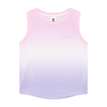 Zuoxi Girls Vest Childrens Sports Top Summer Cool Thin Quick-Drying 2024 New Sleeveless T-Shirt Summer Wear