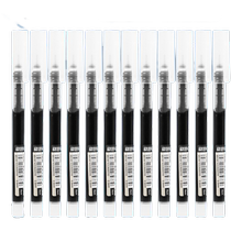 (Pack of 12) True Color Gel Pen Black Large Capacity Quick Drying