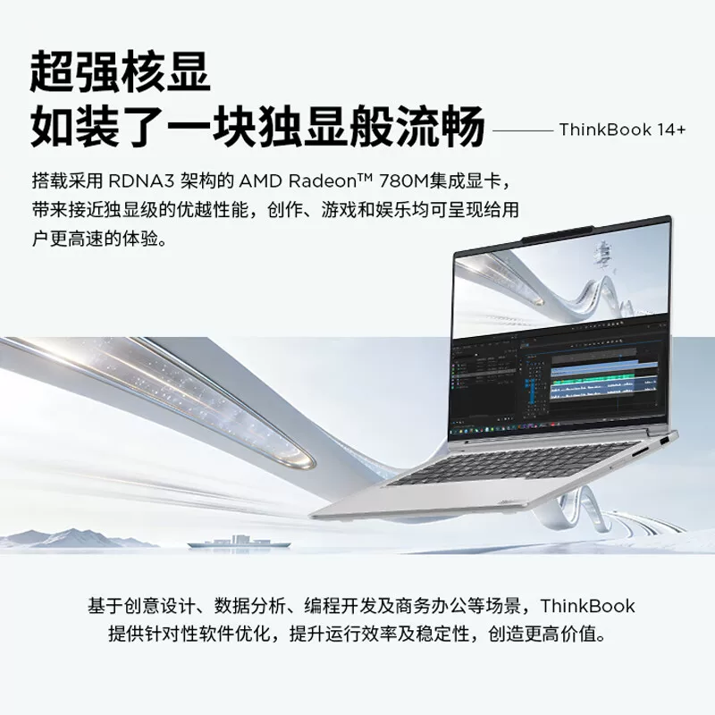 Ноутбук бизнес-офиса ThinkBook14+16+ 2026 все функции Ryzen R7 H 255