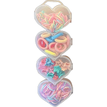 Rubber band girls headband rubber band girls hair band does not hurt hair baby baby hair tie Korean black