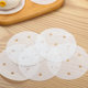 Reed disposable steamer cloth steamer paper diameter 10cm buns steamed buns air fryer oil paper 100 sheets * 1 pack