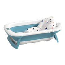 Yingzi Baby Shower Bath Neonatal Bath Tub Home Can Sit Large Number Folded Baby Tub Temperature number Temperature Display