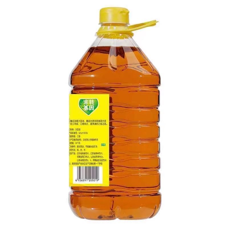 鲁花浓香大豆油5L:厨房里的黄金液体,非转基因好油新选择!🌿-大豆油-淘宝百科网