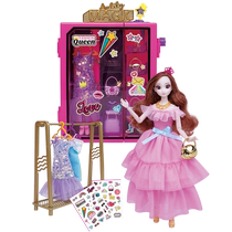 An Lili surprise rotating wardrobe dress-up doll girl princess toy set children 3 birthday gift 6 years old