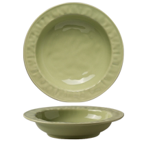 Sherry cream style ceramic straw hat plate household high temperature porcelain tableware dessert pasta plate soup plate deep plate salad plate