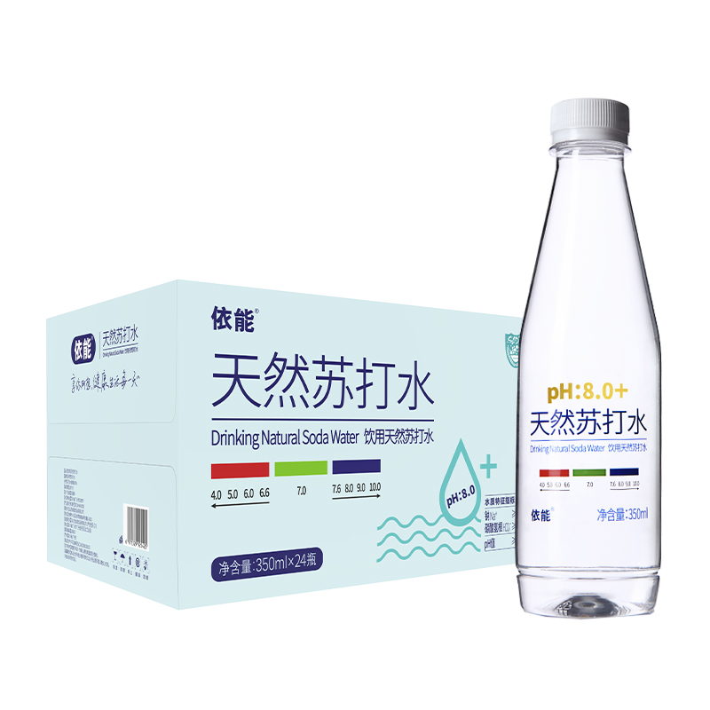 依能天然苏打水350ml*24瓶