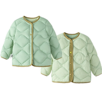 (Parent-child Three-Proof) Mini Balabala Down Jacket Winter New Light and Warm Three-Proof Reversible Childrens Jacket