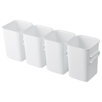 South Korea imports linkable compartment storage bucket refrigerator side door food preservation multi-functional waterproof storage bucket
