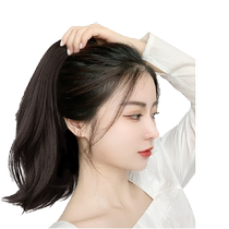 Ponytail wig for women with medium-long hair high ponytail simulated human hair natural invisible wig braid fake ponytail slightly curly