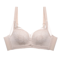 Yadaili underwear womens small breasts are gathered up to show their size thin at the top and thick at the bottom no empty cup sexy lace mesh no steel ring bra