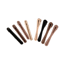 Tortoiseshell small hairpin side clip new side bangs clip broken hairpin duckbill clip one-word hairpin female headwear 8 pieces