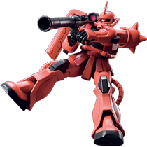 Bandai Gundam Assembled Model HG 1 144 HGUC234 New Life Chars Exclusive Red Zaku 2 Gundam