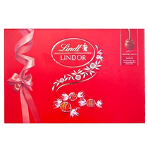 Lindt Milk Soft Heart Chocolate 14 pieces red gift box 168g wedding candy imported snacks